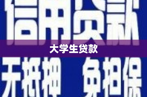柞水大学生贷款