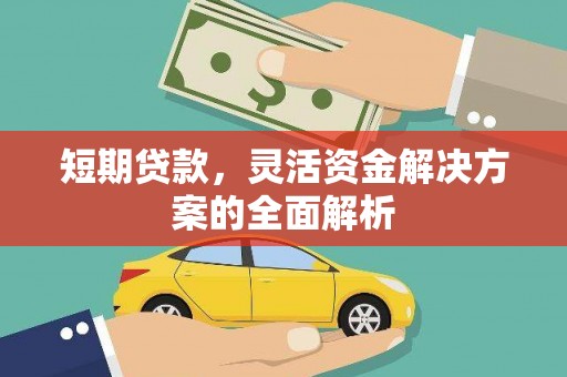 柞水短期贷款，灵活资金解决方案的全面解析