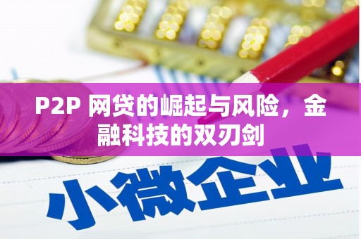 柞水P2P 网贷的崛起与风险，金融科技的双刃剑