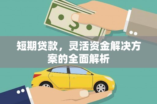 柞水短期贷款，灵活资金解决方案的全面解析