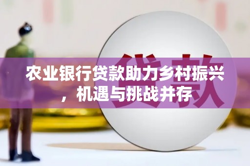 柞水农业银行贷款助力乡村振兴，机遇与挑战并存