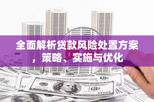 柞水全面解析贷款风险处置方案，策略、实施与优化