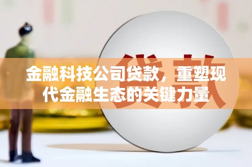 柞水金融科技公司贷款，重塑现代金融生态的关键力量