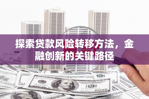 柞水探索贷款风险转移方法，金融创新的关键路径